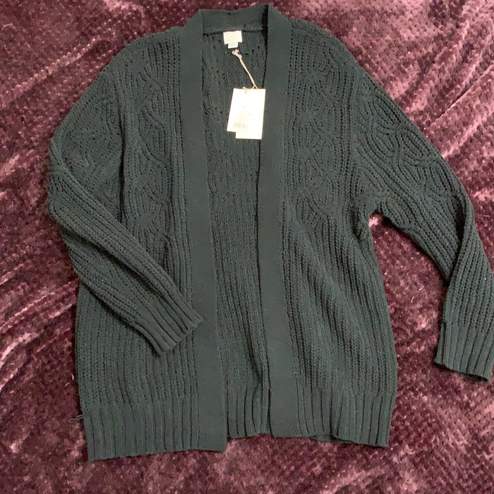 NWT Chenille cardigan